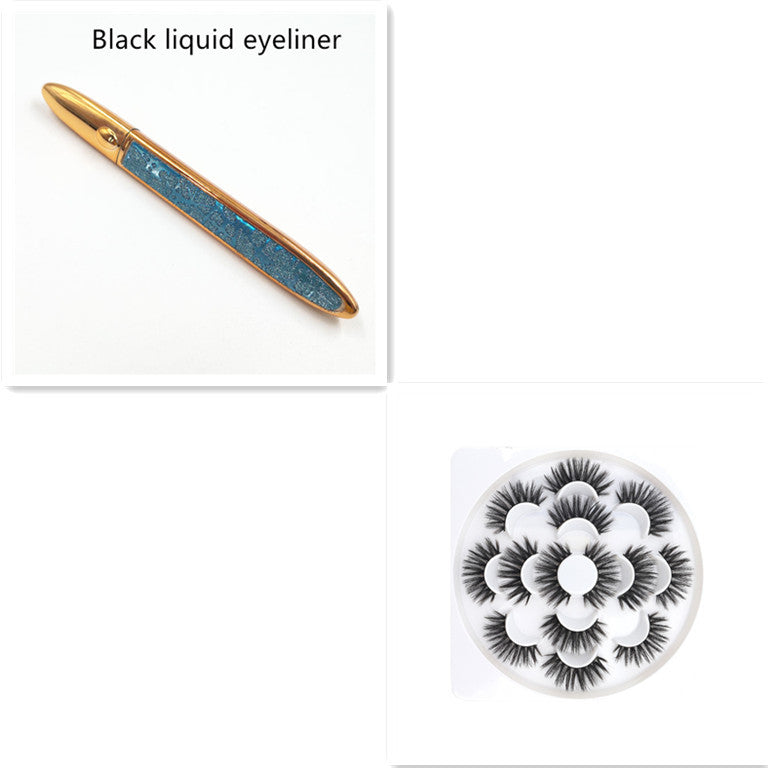 False Eyelashes Self-adhesive Eyeliner Multicolor False Eyelashes Self-adhesive Eyeliner Multicolor